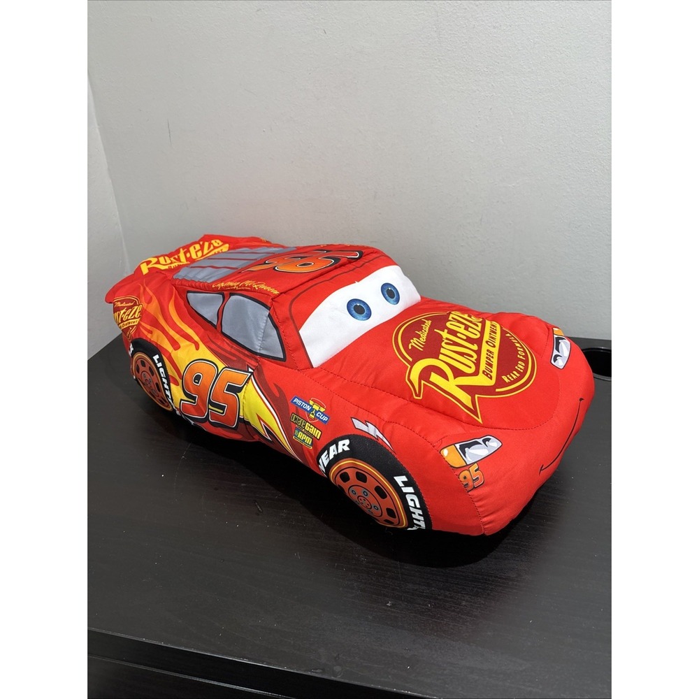 Fabulous Lightning McQueen Transformin' Car RUST-EZE 95 Disney Plush 18" Toy